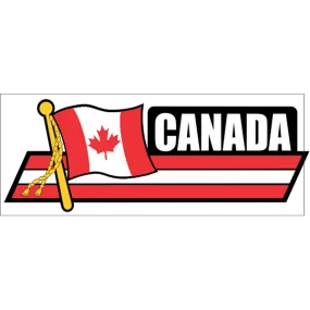 Canada Flag Car Sidekick Decal