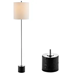 Desiree 60.5" Marble/Metal LED Floor Lamp