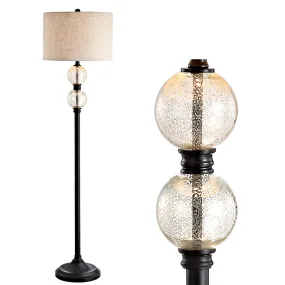 Dolorosa 60" Glass/Metal LED Floor Lamp