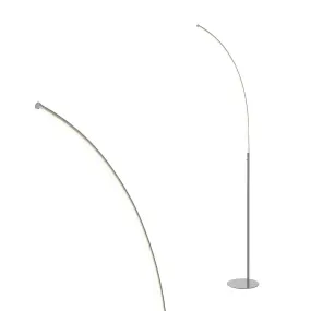 Ervin 64" Metal Minimalist Modern LED Integrated Floor Lamp