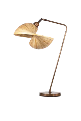 Kirana Bamboo Shell Arc Lamp