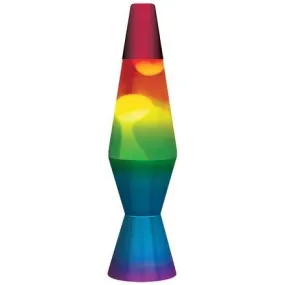 LAVA LAMP RAINBOW 11.5''