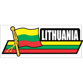 Lithuania Flag Car Sidekick Decal