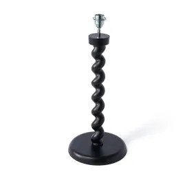 Pols Potten Twister Lamp  – Black (Base Only)